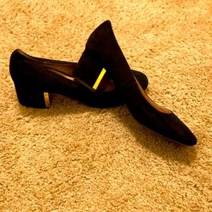 Fioni black and gold heels only wore them twice